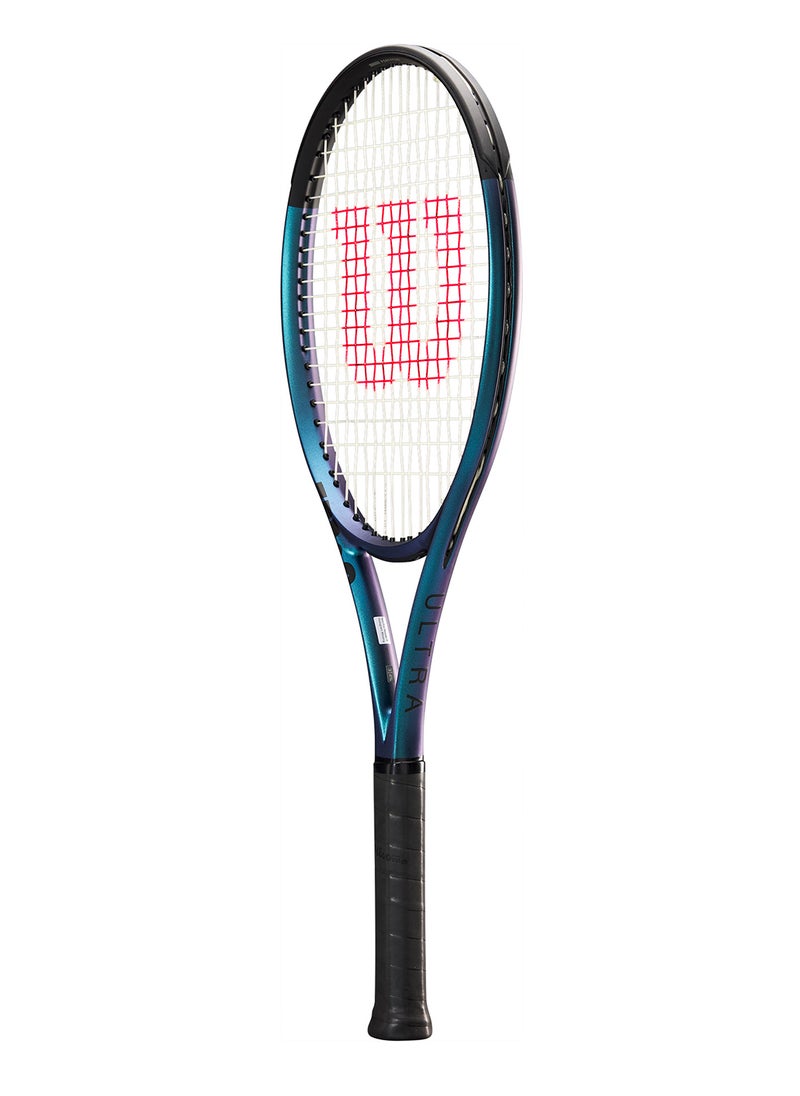 Wilson - Ultra 100Ul V4 Tennis Racket, Head 100, 16X19, Adults, Intermediate/ Advanced - Black/ Blue/ Purple - Image 1