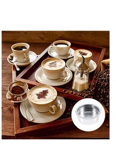 SYOSI Stainless Steel Non Pressurized Filter, 1Pcs Strainer 51mm Coffee Filter Basket Reusable Coffee Filter For Coffee Machine Breville Delonghi Krups GUSTINO Machine Fitting  - Image 2
