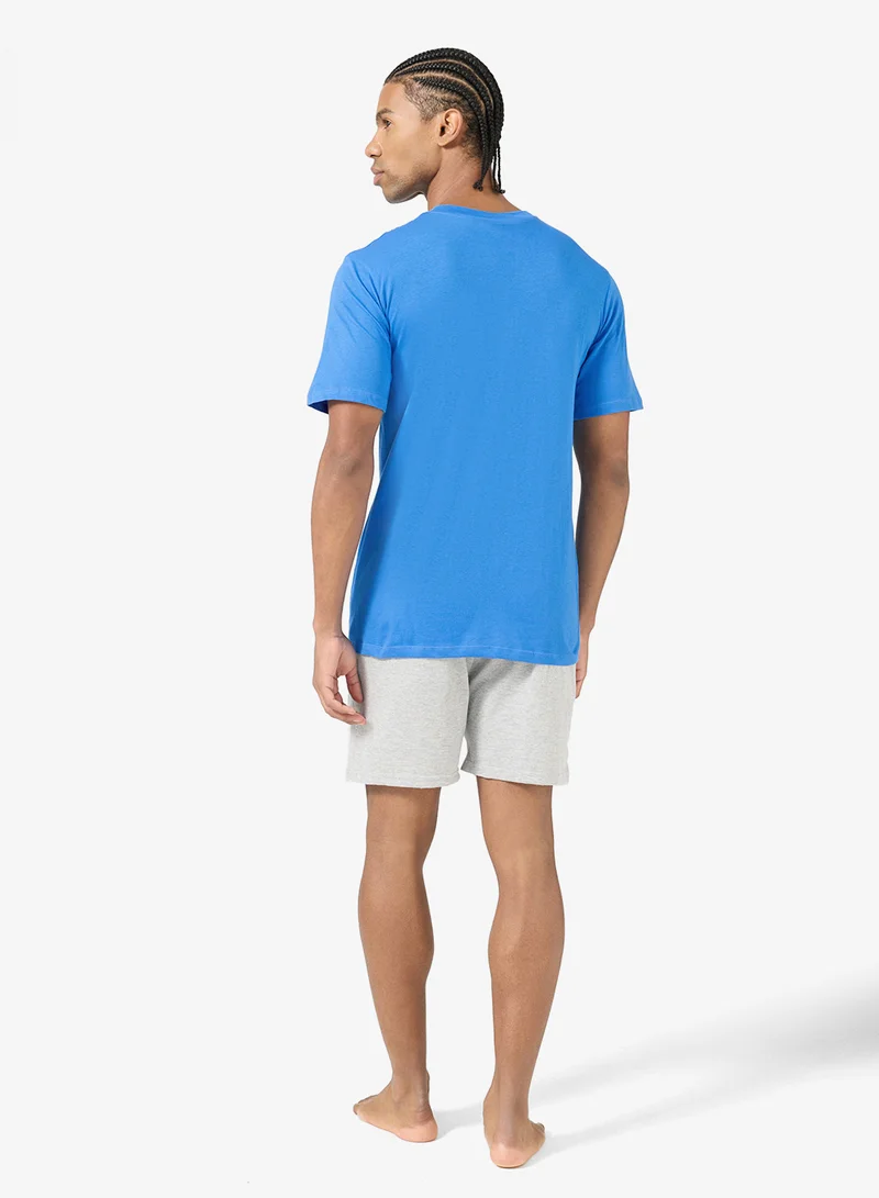 سفنتي فايف طقم بيجامة تي شيرت وشورت