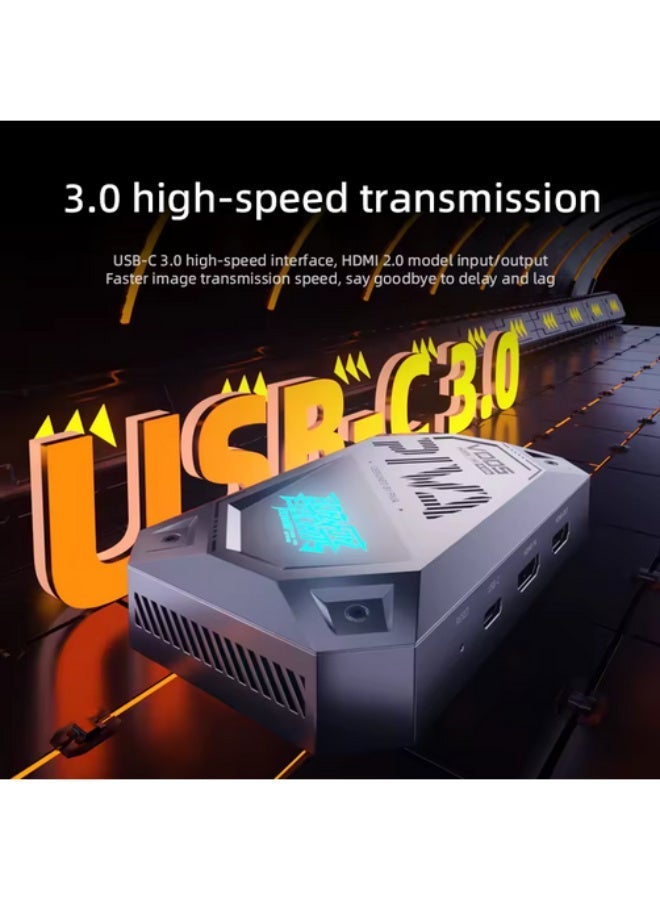 Piva VD05 Live Stream Switcher 4K 60HZ Video Capture Card Type-C USB3.0 HD for Streaming Podcasting Game Recording - Image 4