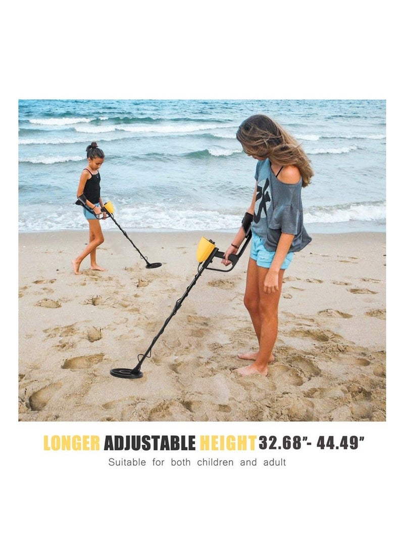 جهاز كشف المعادن عالي الدقة، جهاز كشف الكنوز والمجوهرات، جهاز كشف الذهب، أدوات الكشف عن المعادن مع جميع المعادن ووضع القرص، مقاوم للماء، ملف 8 بوصات، سماعات أذن ومجرفة بلاستيكية - Image 4