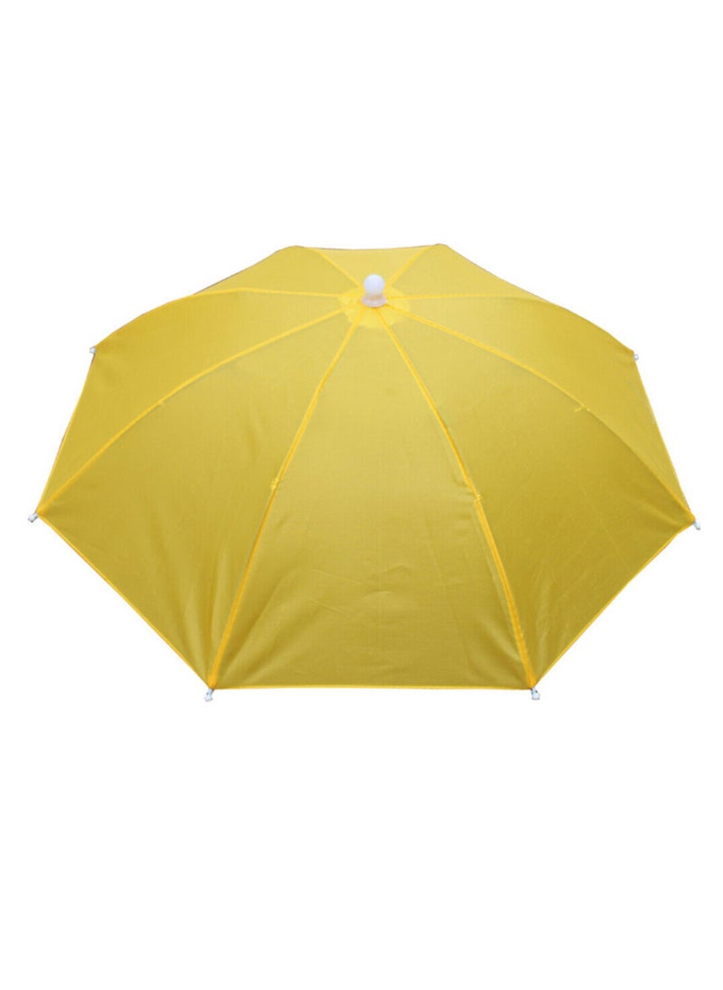 Generic Foldable Head Umbrella Hat for Outdoor Activities And Sunlight UV Protection  - Image 2