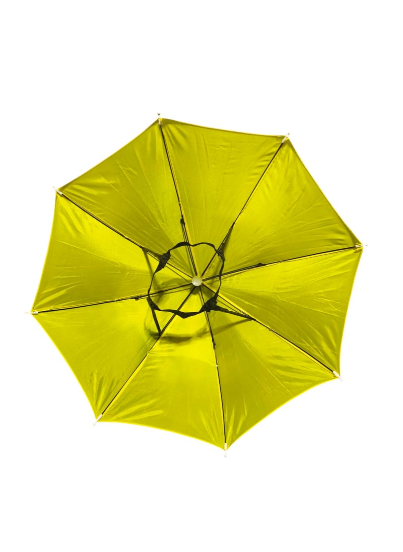 Generic Foldable Head Umbrella Hat for Outdoor Activities And Sunlight UV Protection  - Image 3