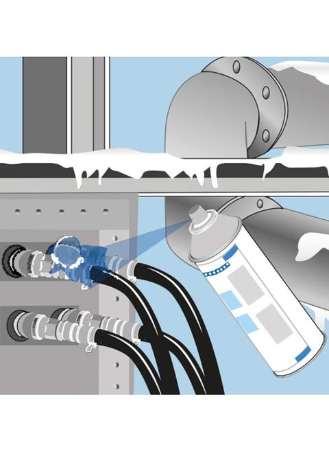 WEICON Leak Detection Spray 400ml viscous easy of leaks in pressure lines oxygen Co2 foam-forming not flammable