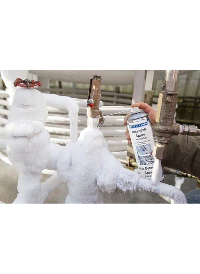 WEICON Leak Detection Spray 400ml viscous easy of leaks in pressure lines oxygen Co2 foam-forming not flammable