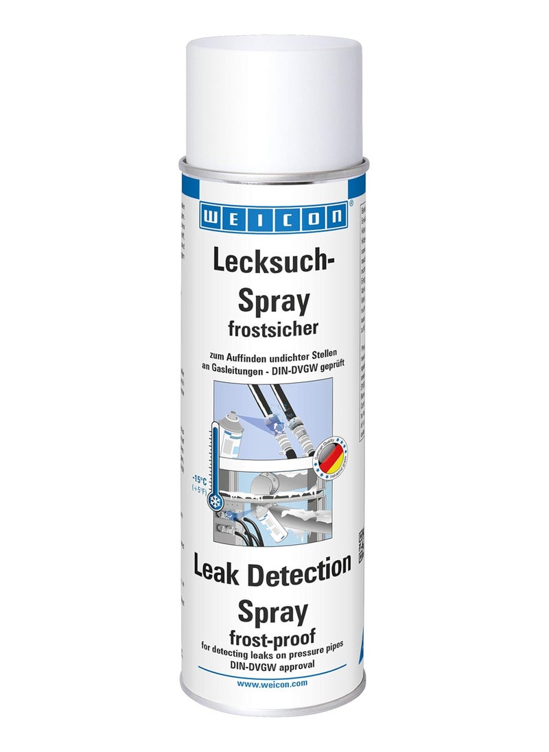 WEICON Leak Detection Spray 400ml viscous easy of leaks in pressure lines oxygen Co2 foam-forming not flammable
