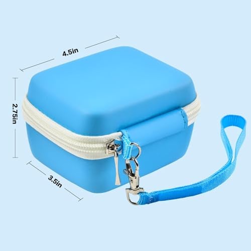 ANKHOH Kids Camera Case for Seckton for Desuccus for PROGRACE for GKTZ for Dylanto for Rindol for One'sMore for HANGRUI Digital Camera Storage Box Holder for Cable Accessory-Bag Only Light Blue - Image 5