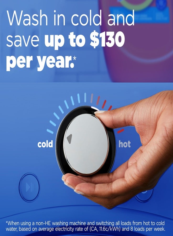 Tide Liquid Laundry Detergent, HE Compatible, Clean Breeze Scent, 64 loads, 84 fl oz (Packaging May Vary) - Image 4