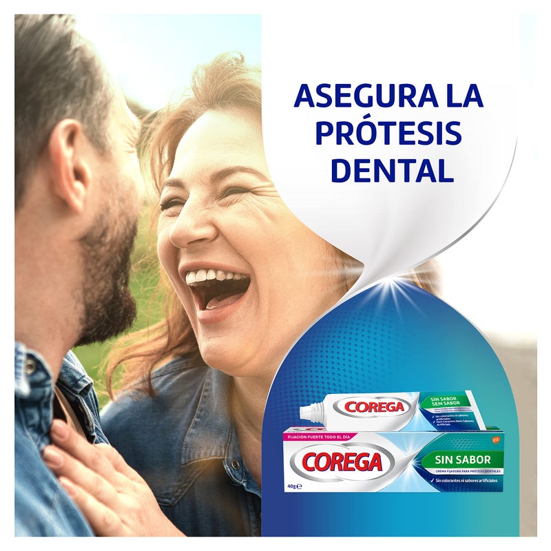 COREGA Corega Denture Fixing Cream, Strong Fixing, Unflavored, Zinc Free, 40g  - Image 4