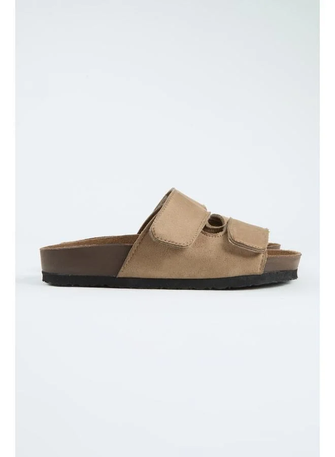 no miento Vega Women's Vegan Leather Double-Strap strap Violet Slippers.