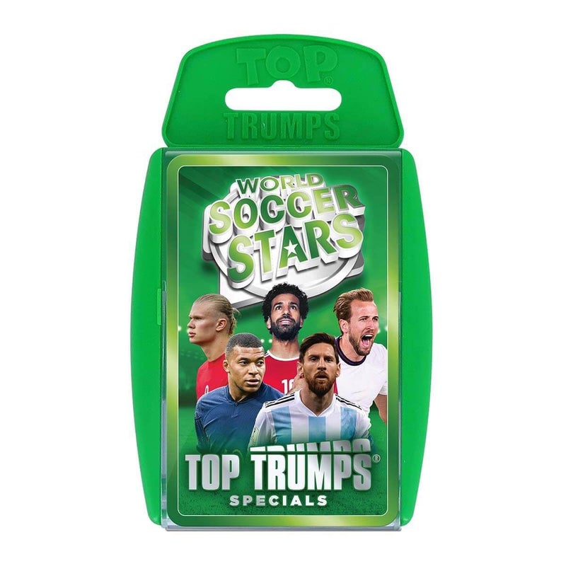 Top Trumps لعبة بطاقات توب ترومب نجوم كرة القدم العالمية ألعاب عائلية للأطفال والبالغين ألعاب تعليمية ألعاب بطاقات للأطفال للاعبين 2 وأكثر ألعاب حروب الأطفال حروب بطاقات للأطفال 6 سنوات فما فوق - Image 2