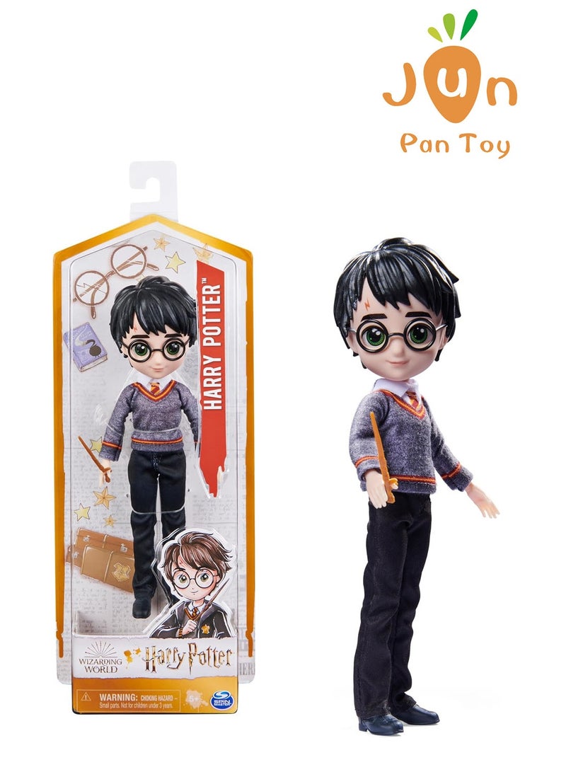 Wizarding World of Harry Potter Original Wizarding World Spin Master Harry Potter Doll 8 Inch 20cm Articulated Action Figure Kids Toy Gryffindor Uniform Collectible Holiday Birthday Gift For Boys Girls - Image 1