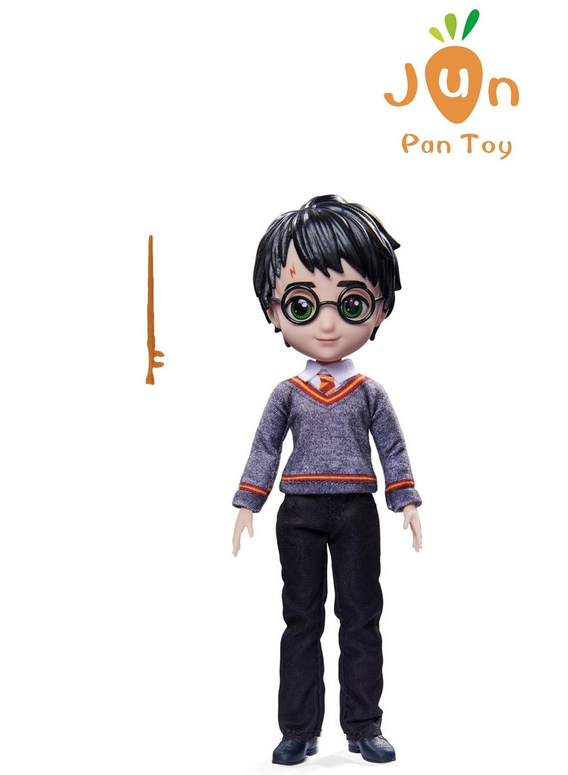 Wizarding World of Harry Potter Original Wizarding World Spin Master Harry Potter Doll 8 Inch 20cm Articulated Action Figure Kids Toy Gryffindor Uniform Collectible Holiday Birthday Gift For Boys Girls - Image 4