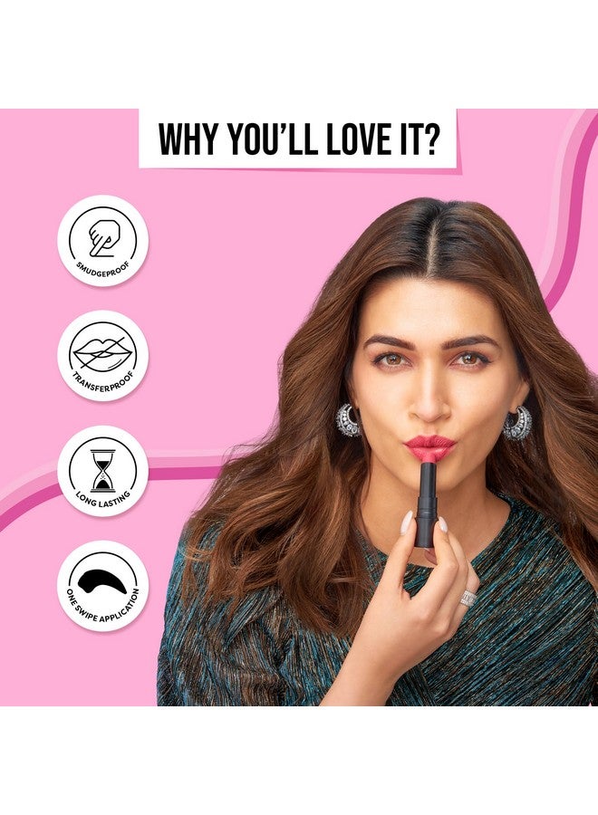 سكر بوب أحمر شفاه SUGAR POP Ultrastay Transferproof Matte 03 Coral Delight - 4 جم - غني بفيتامين E | انزلاق سلس | مقاوم للماء | يدوم طويلاً - Image 2