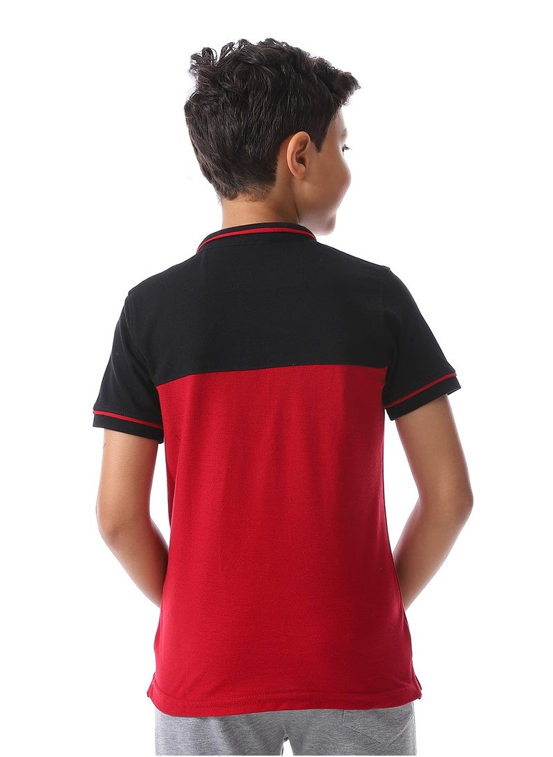 Caesar Boys Collared Neck Polo Shirt  - Image 4