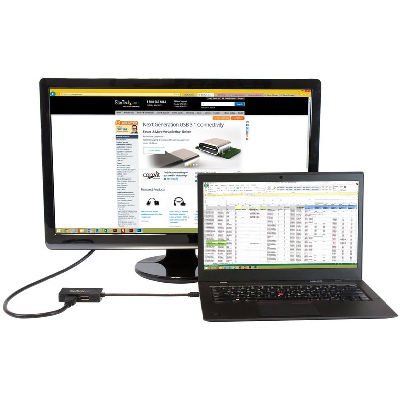 Startech.com StarTech.com Travel A/V adapter - 3-in-1 Mini DisplayPort to DisplayPort DVI or HDMI converter (MDP2DPDVHD)  - Image 5