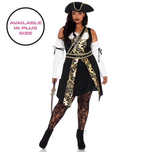 Leg Avenue Women's Costume, Black/Gold, Small - Image 5