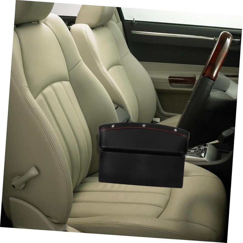 Global upgraded economical craftsmanship Car Seat Gap Filler Organizer Adjustable Storage Box for Front Seat Sturdy Easy to Clean Car Organizer Accessories for Vehicles Market mainstream color picks - Image 3