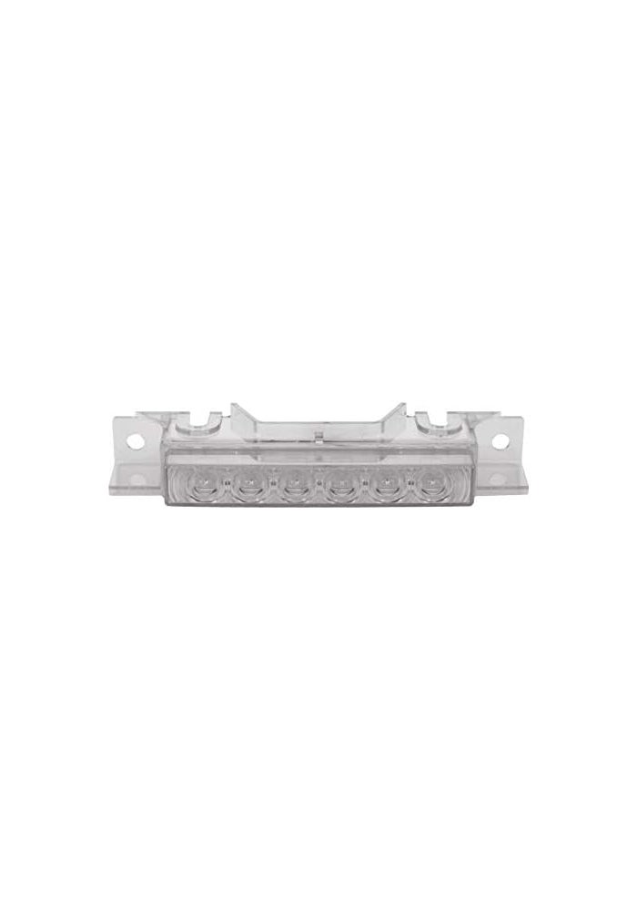 United Pacific 37594 6 Amber LED Exterior Visor Light for 1996-2017 Volvo VNL - Clear Lens - Image 2
