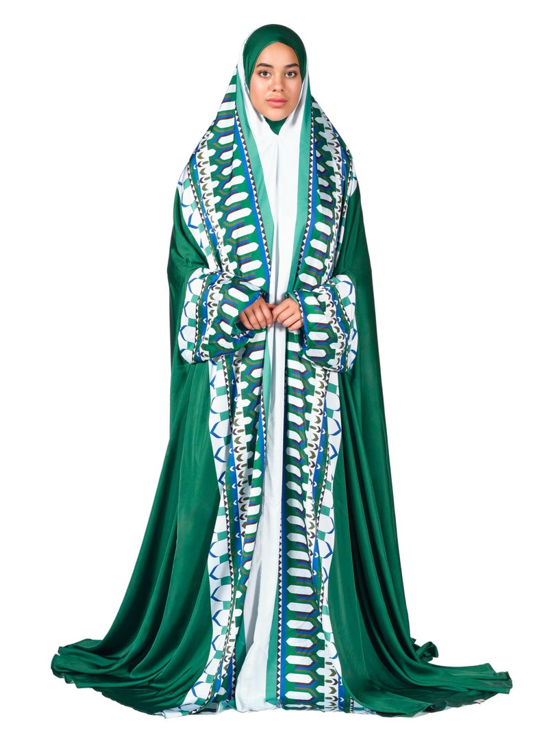 صبر ثوب صلاة صبر الرياض، أخضر  - Image 1