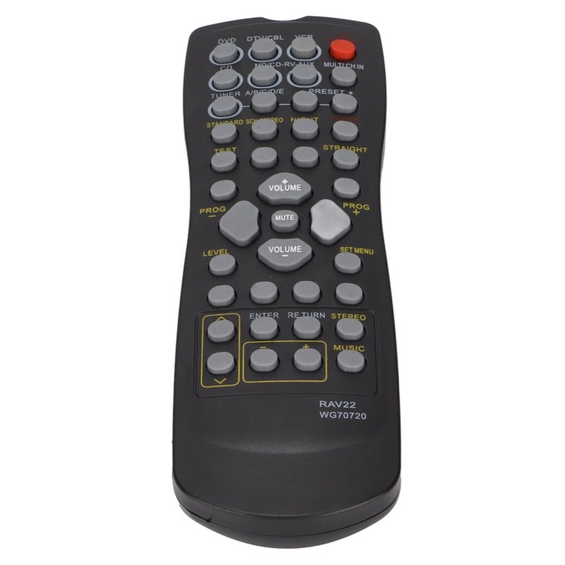 Replacement Remote Control Wear-Resistant Crash-Proof RX-V340 RX-V350 DVD Remote Control - Sensitive Keys No Programming DVD Remote Controller for Audio Video Receiver - Image 4