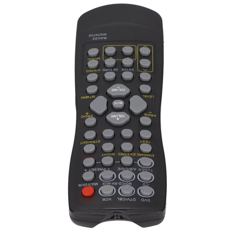 Replacement Remote Control Wear-Resistant Crash-Proof RX-V340 RX-V350 DVD Remote Control - Sensitive Keys No Programming DVD Remote Controller for Audio Video Receiver - Image 3