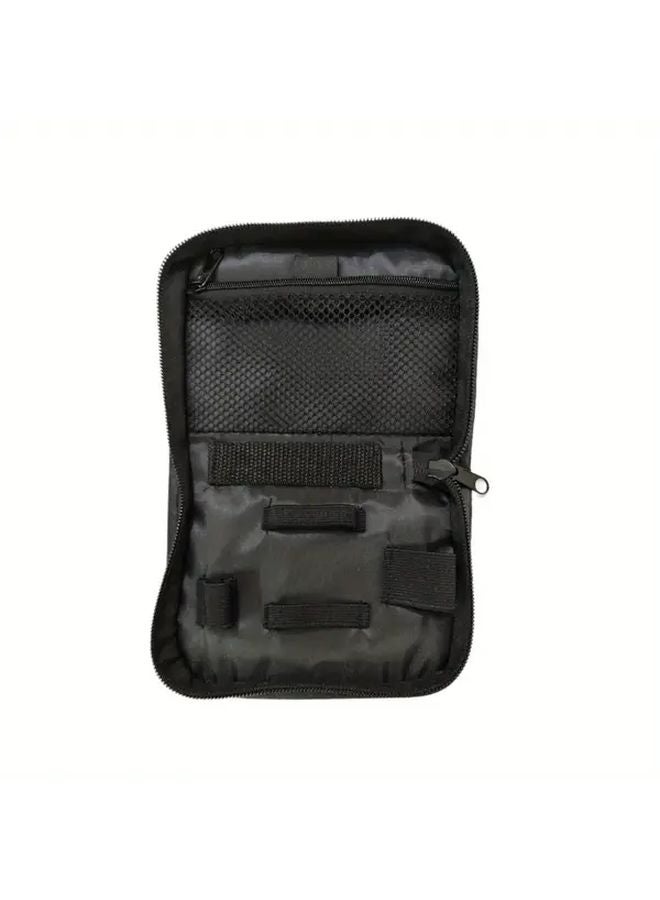 Portable Black Diabetic Organizer Case With Transparent Window For Insulin Pens Test Strips - Image 2