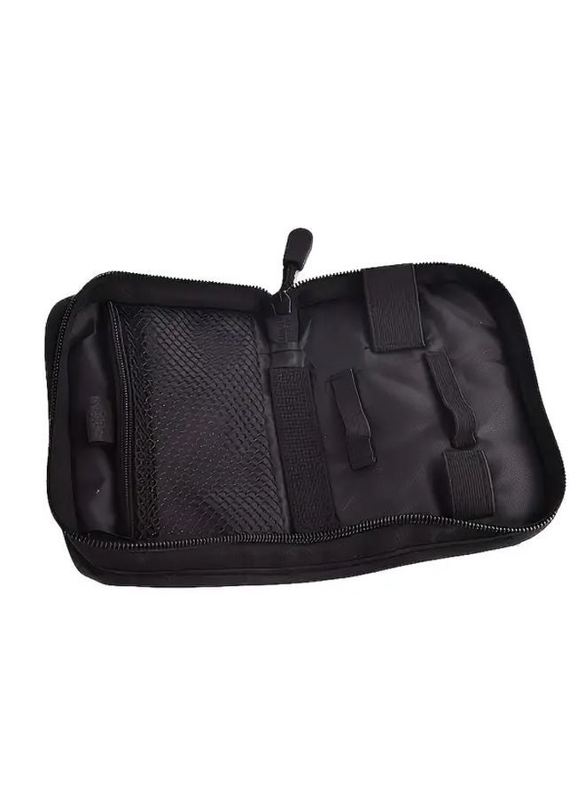 Portable Black Diabetic Organizer Case With Transparent Window For Insulin Pens Test Strips - Image 3