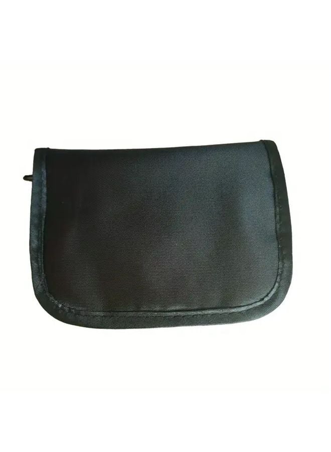 Portable Black Diabetic Organizer Case With Transparent Window For Insulin Pens Test Strips - Image 1