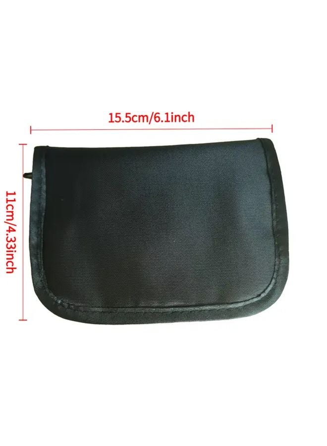 Portable Black Diabetic Organizer Case With Transparent Window For Insulin Pens Test Strips - Image 4