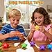 SHQDD 24PCS Bulk Star Stress Balls for Adults Kids Motivational Quotes Soft Foam Stress Relief Squeeze Toys Fidget Anxiety Anger Relief at WorkSchoolHome Perfect Party Favors MultiColor - Image 4
