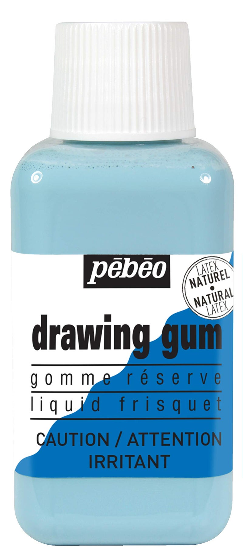 Pebeo Easy Peel Liquid Latex Masking Fluid - Drawing Gum - Dries Quickly - For Ink - Watercolor - Gouache Painting & Illustration - Fine Arts & Crafts Supplies - 250ml Bottle - Image 1