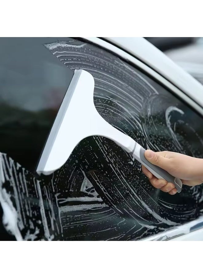 هابي هوم فرشاة تنظيف الزجاج متعددة الوظائف 24 سم مكشطة لتنظيف النوافذ والمكتب والجدران والزجاج مع مساحة مطاطية - أداة تنظيف منزلية متينة وفعالة - Image 5