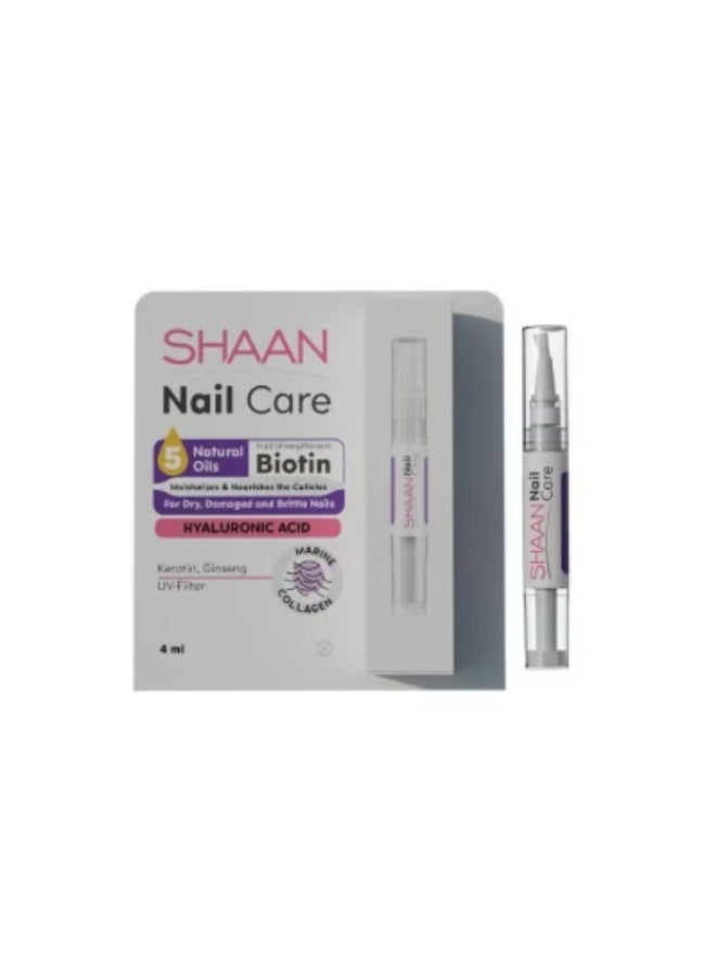 شان سيروم  Nail Care لتقوية وتطويل الأظافر  بزيوت طبيعية + بيوتين وهيالورونيك  حماية وتغذية مكثفة  4 مل - Image 2