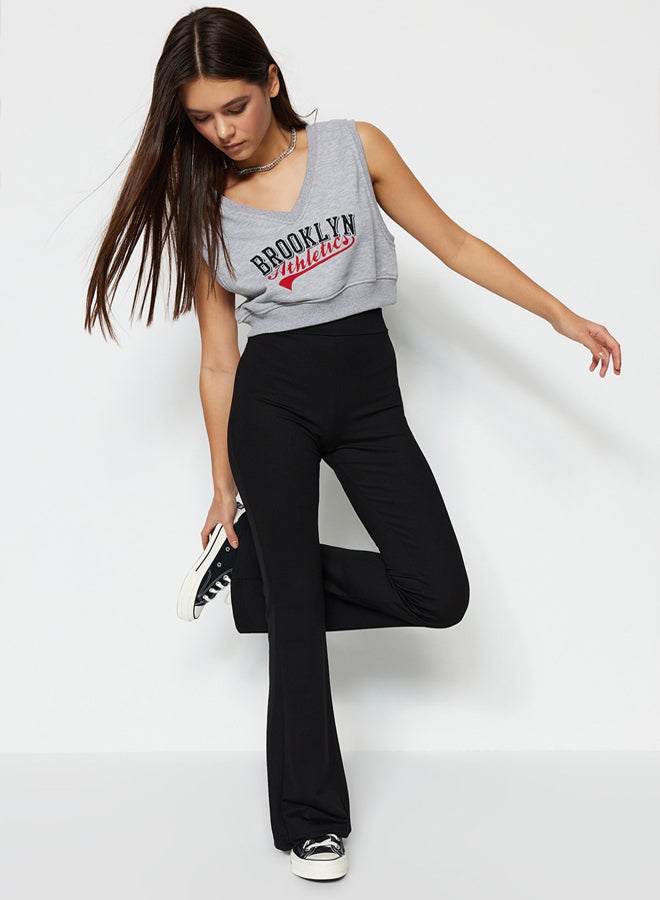 trendyol Pants - Black - Flare  - Image 3