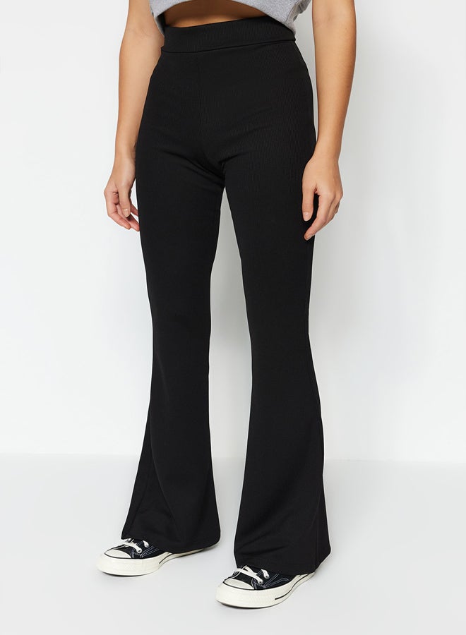 trendyol Pants - Black - Flare  - Image 4