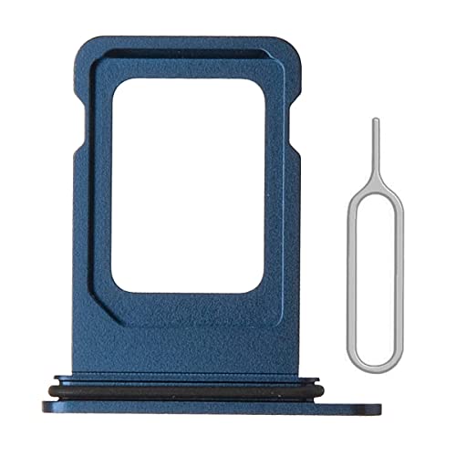 Perzework SIM Card Tray Holder Slot Replacement for iPhone 12 Pro and iPhone 12 Pro Max (Pacific Blue) with Waterproof Rubber Ring and Eject Pin (Single Sim Version) - Image 5