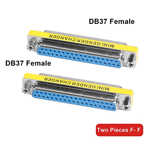 MEIRIYFA DB37 37 Pin Gender Changer D-SUB 37Pin Female to Female Coupler Serial Cable Gender Changer VGA Adapter Connector-2PCS (Female) - Image 4