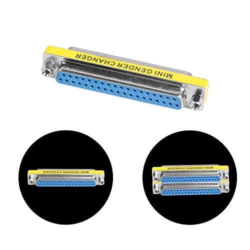 MEIRIYFA DB37 37 Pin Gender Changer D-SUB 37Pin Female to Female Coupler Serial Cable Gender Changer VGA Adapter Connector-2PCS (Female) - Image 2