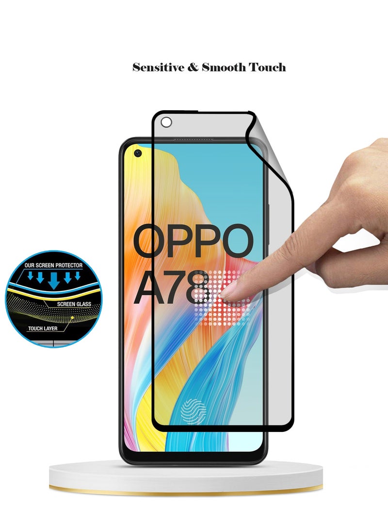 Techie 9D Matte Ceramic Screen Protector Film for Oppo A78 – Smooth Feel Anti Fingerprint Bubble Free - Image 5