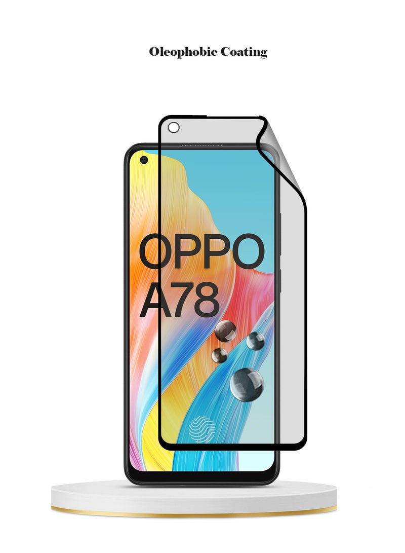 Techie 9D Matte Ceramic Screen Protector Film for Oppo A78 – Smooth Feel Anti Fingerprint Bubble Free - Image 3