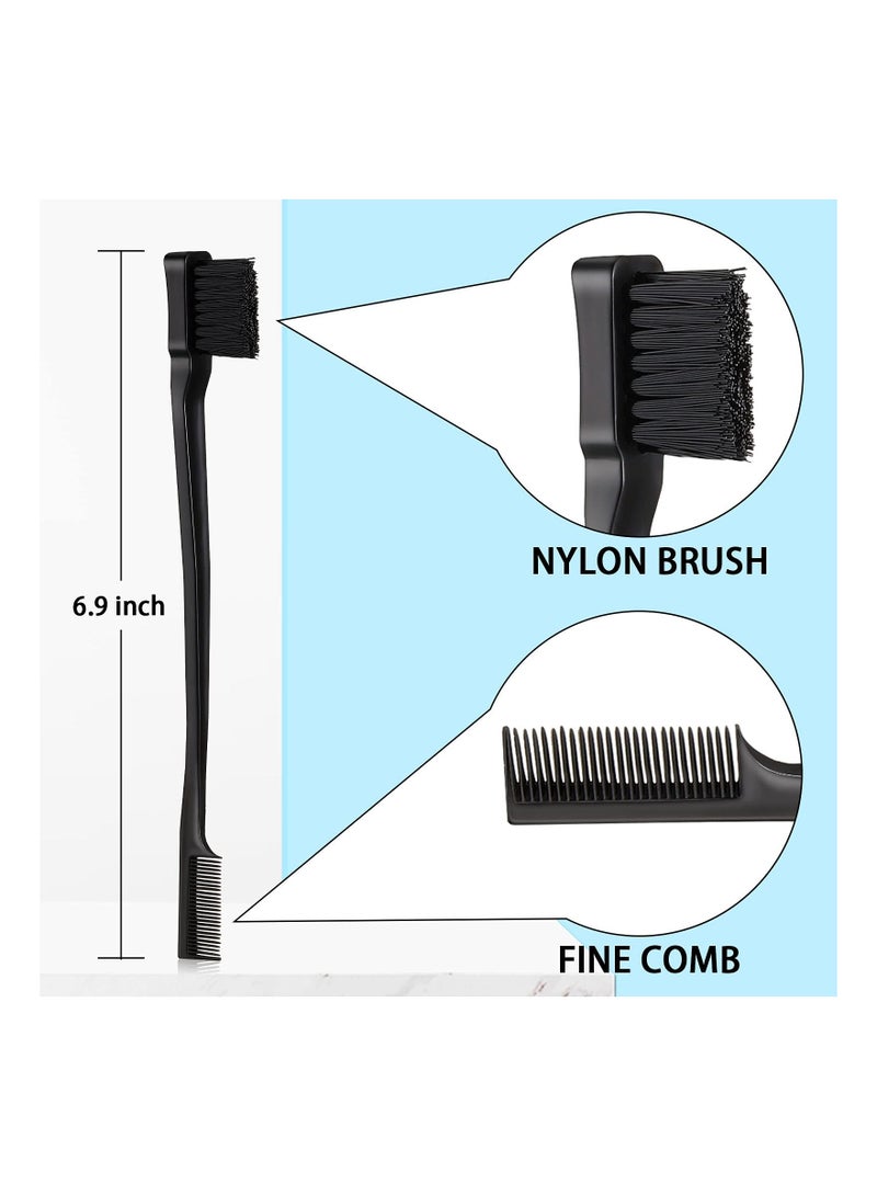 Bluejw 3Pcs Teasing Brush Set Edge and Comb Hair Grooming Combs Sturdy Rat Tail - Image 2