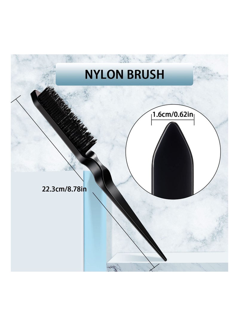 Bluejw 3Pcs Teasing Brush Set Edge and Comb Hair Grooming Combs Sturdy Rat Tail - Image 3
