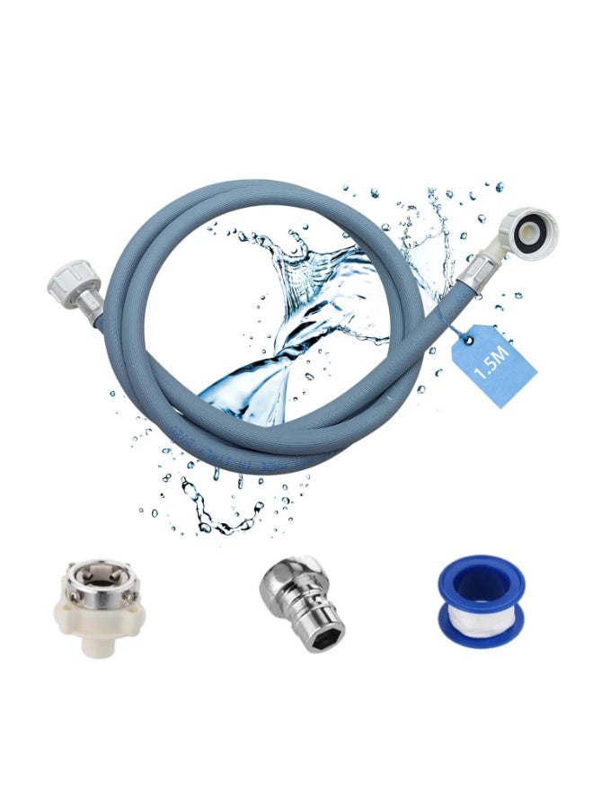 فاييت خرطوم مدخل المياه لغسالة الأطباق مع انحناء بزاوية 90 درجة باللون الأزرق - Image 1