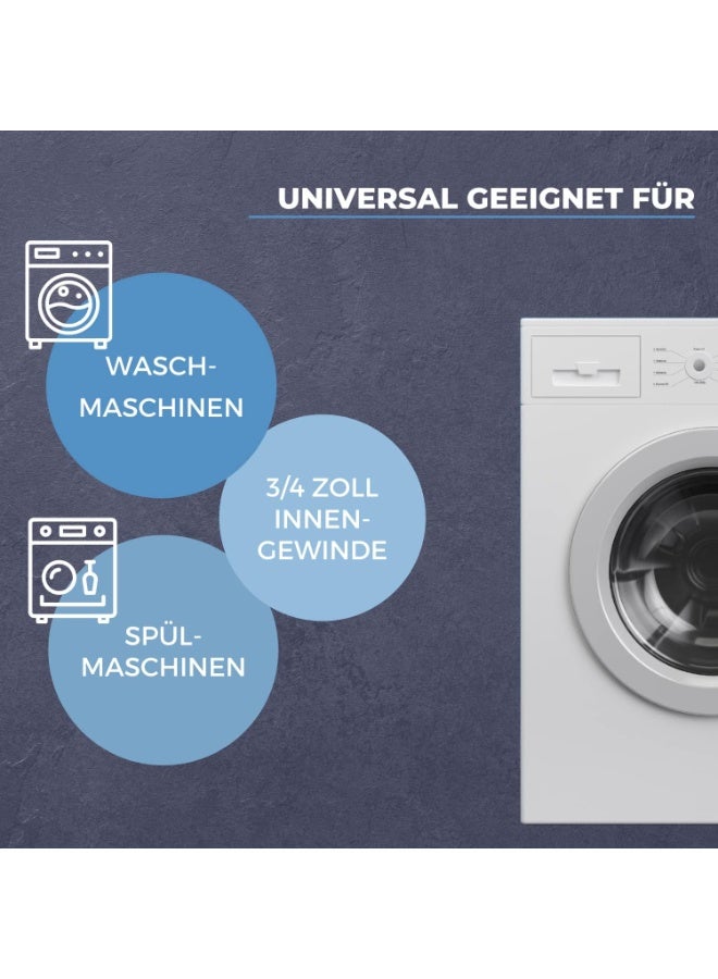 فاييت خرطوم مدخل المياه لغسالة الأطباق مع انحناء بزاوية 90 درجة باللون الأزرق - Image 3