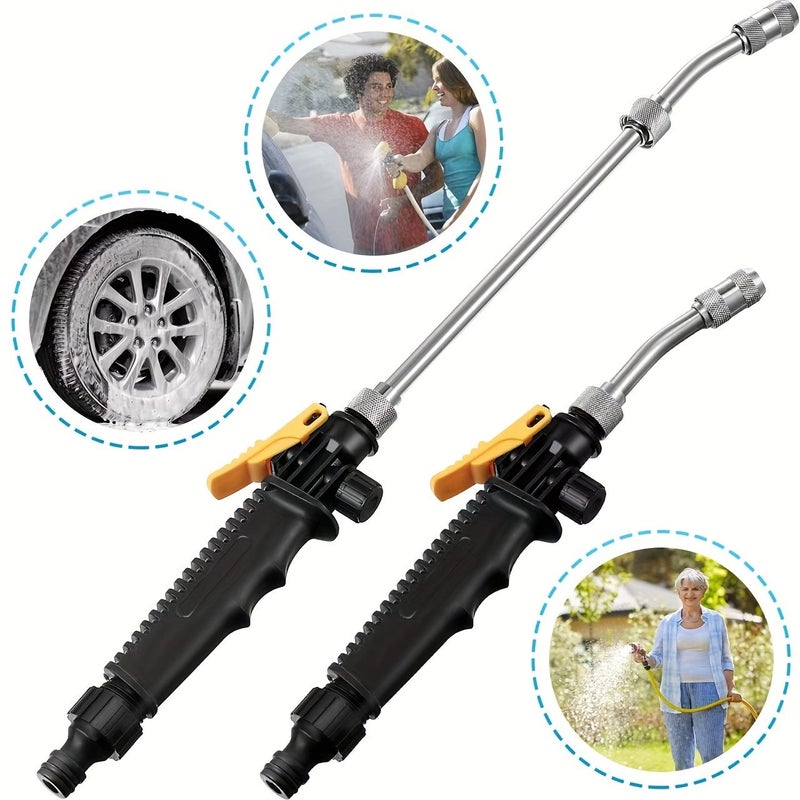 28 Inch Stainless Steel High Pressure Sprayer Wand Long Wash Sprayer Replacement for Home Garden Cleaning Portable Watering Wand Pressure Washer Accessories - Image 1