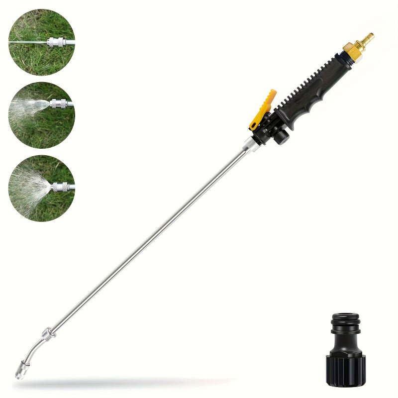 28 Inch Stainless Steel High Pressure Sprayer Wand Long Wash Sprayer Replacement for Home Garden Cleaning Portable Watering Wand Pressure Washer Accessories - Image 3
