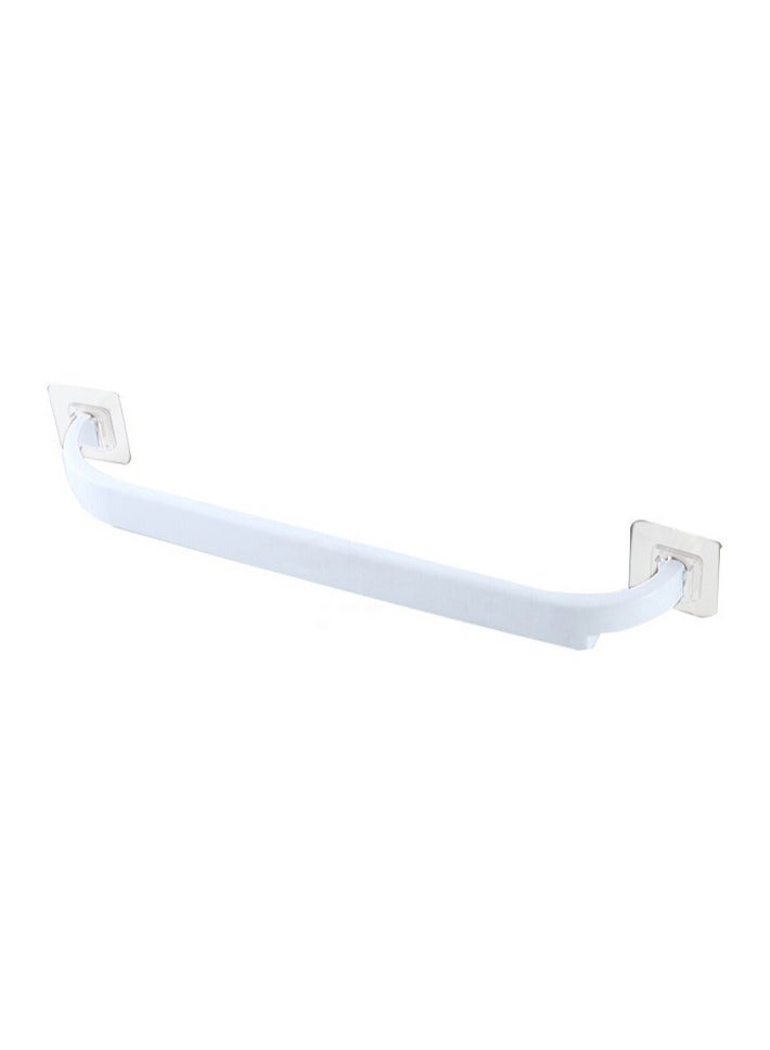 Wall-Mounted Towel Bar, 2 Pcs,Self-Adhesive Towel Bar in White and Blue  - Image 5