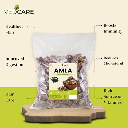 Vedcare Whole Dried Amla, Reetha, Shikakai Raw Form for Hair Growth, Anti-Dandruff & Hair Fall Control | Natural Herbal Hair Cleanser | DIY Shampoo Combo (200 g (Pack of 3)) - Image 4