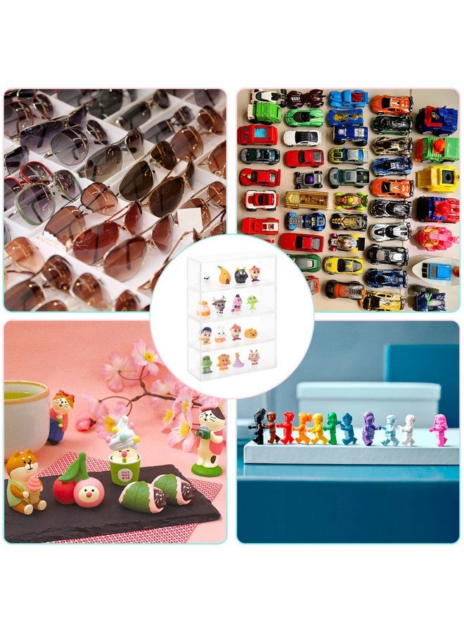 JOYMOMO JOYMOMO Acrylic Display Case 4 Layer Mini Action Storage Box Cabinet Organizer for Mini Toys(Mini Toys are Not Included)  - Image 4